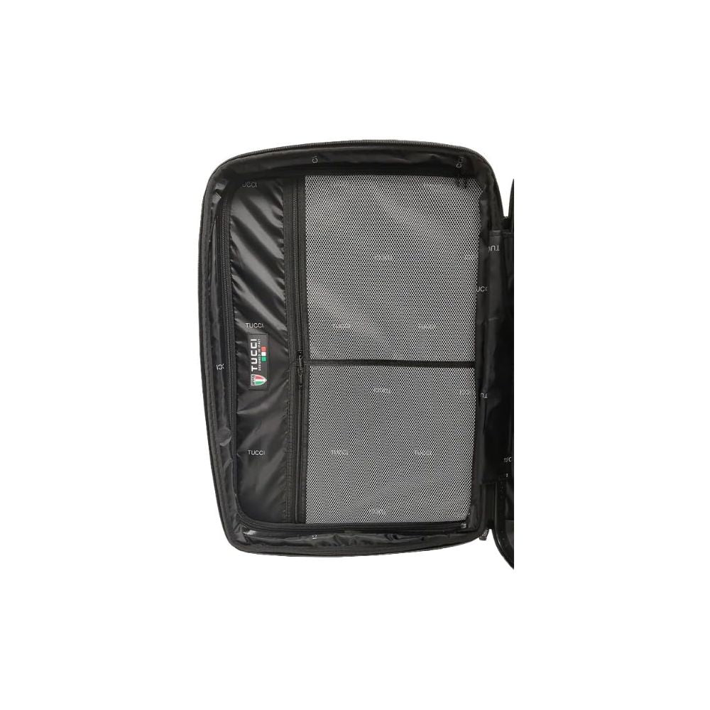 TUCCI Italie SPÉCIALI Ensemble de 4 valises à roulettes pivotantes détachables (51 cm, 71 cm, 76 cm, 81 cm) BLEU