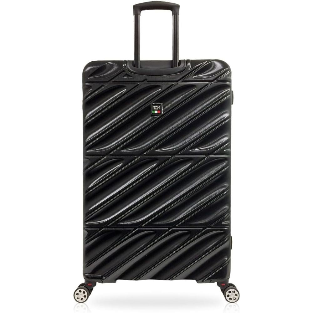 TUCCI Italie SPÉCIALI Ensemble de 4 valises à roulettes pivotantes détachables (51 cm, 71 cm, 76 cm, 81 cm) BLEU