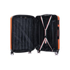 TUCCI Italie SPÉCIALI Ensemble de 4 valises à roulettes pivotantes détachables (51 cm, 71 cm, 76 cm, 81 cm) BLEU