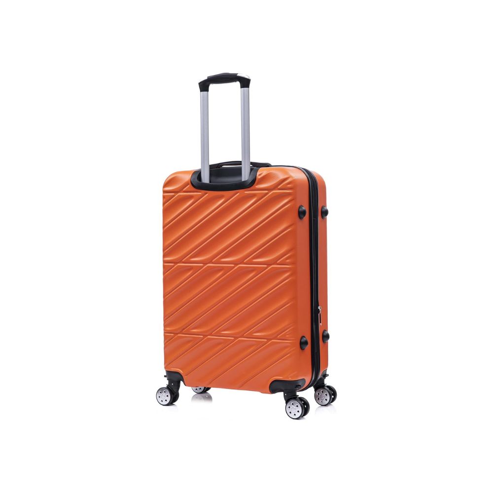 TUCCI Italie SPÉCIALI Ensemble de 4 valises à roulettes pivotantes détachables (51 cm, 71 cm, 76 cm, 81 cm) BLEU