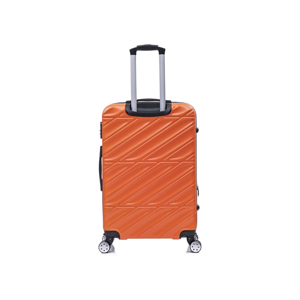 TUCCI Italie SPÉCIALI Ensemble de 4 valises à roulettes pivotantes détachables (51 cm, 71 cm, 76 cm, 81 cm) BLEU