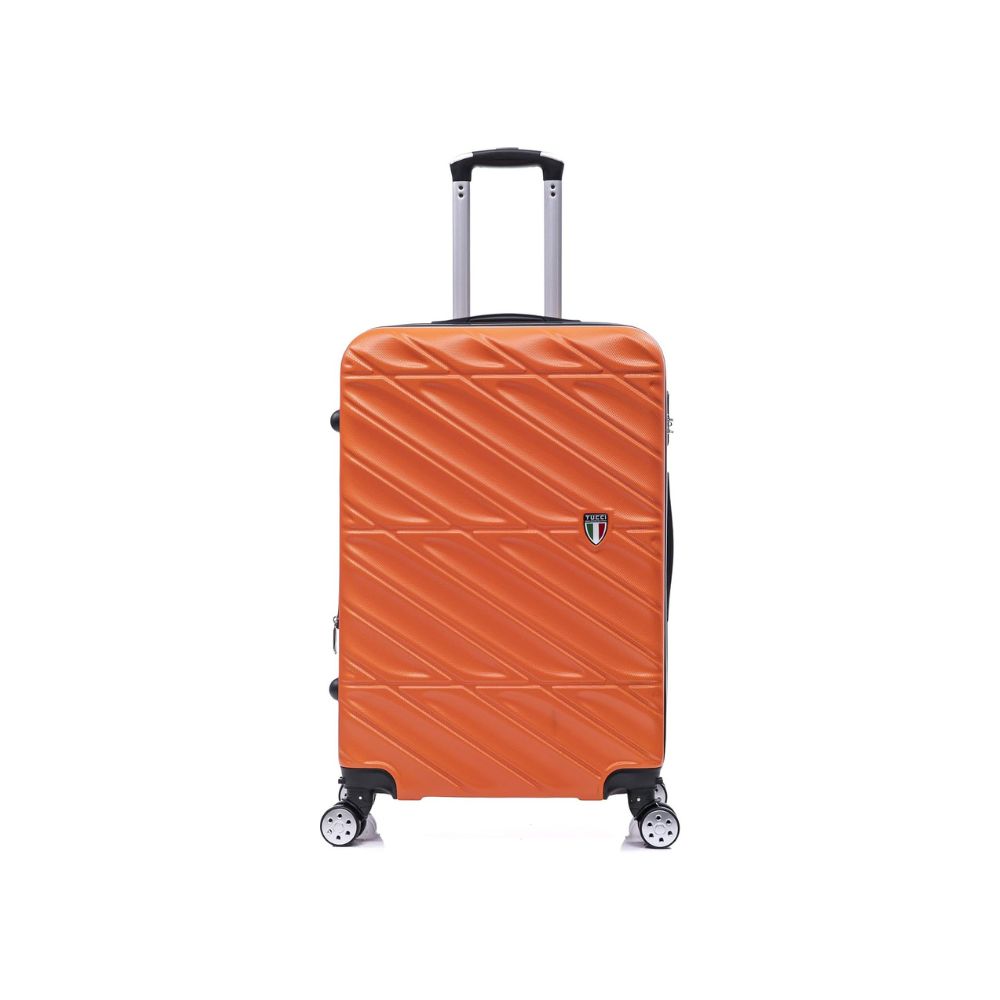 TUCCI Italie SPÉCIALI Ensemble de 4 valises à roulettes pivotantes détachables (51 cm, 71 cm, 76 cm, 81 cm) BLEU