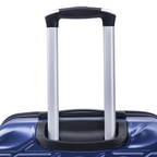 TUCCI Italie SPÉCIALI Ensemble de 4 valises à roulettes pivotantes détachables (51 cm, 71 cm, 76 cm, 81 cm) BLEU