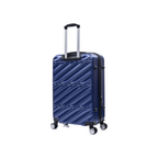 TUCCI Italie SPÉCIALI Ensemble de 4 valises à roulettes pivotantes détachables (51 cm, 71 cm, 76 cm, 81 cm) BLEU