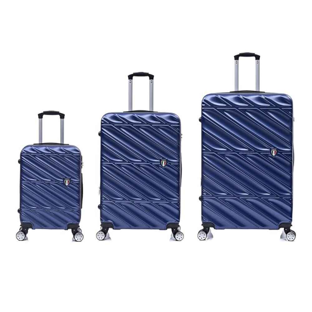 TUCCI Italian Special Detachable Spinner Wheel Suitcase Set of 3