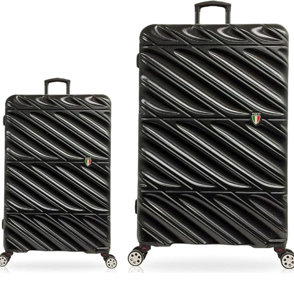 TUCCI Italian Special Detachable Spinner Wheel Suitcase Set of 2