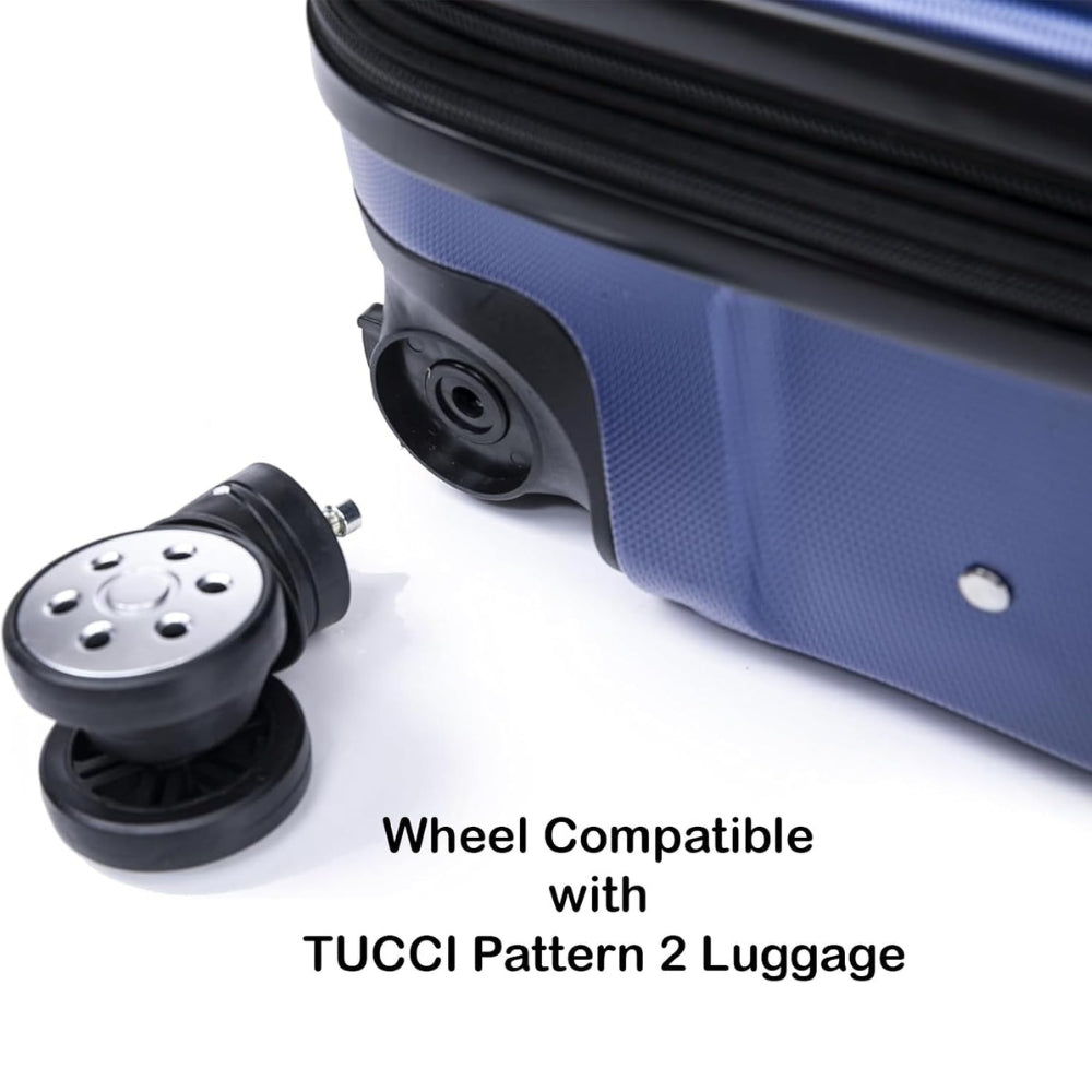 TUCCI Italy Detachable Journey Wheels for Luggage Suitcase seperate wheels, Pattern 2, 1