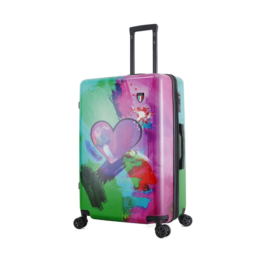 TUCCI Italy Emotion Art IN LOVE II 3 PC Set (20", 24", 28") Luggage Suitcase