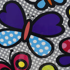 TUCCI Italy Pop Art Butterfly Pop 3PC Set (20",24",28") Luggage Suitcase