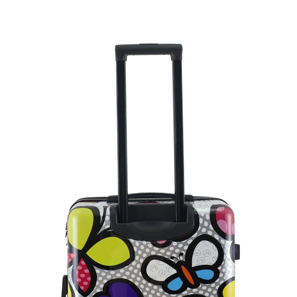 TUCCI Italy Pop Art Butterfly Pop 3PC Set (20",24",28") Luggage Suitcase