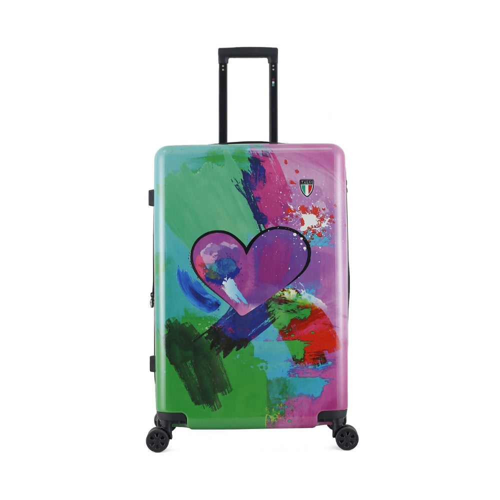 TUCCI Italy Emotion Art IN LOVE II 3 PC Set (20", 24", 28") Luggage Suitcase