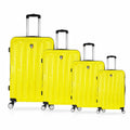 TUCCI Italie Ensemble de 3 valises rigides jaunes