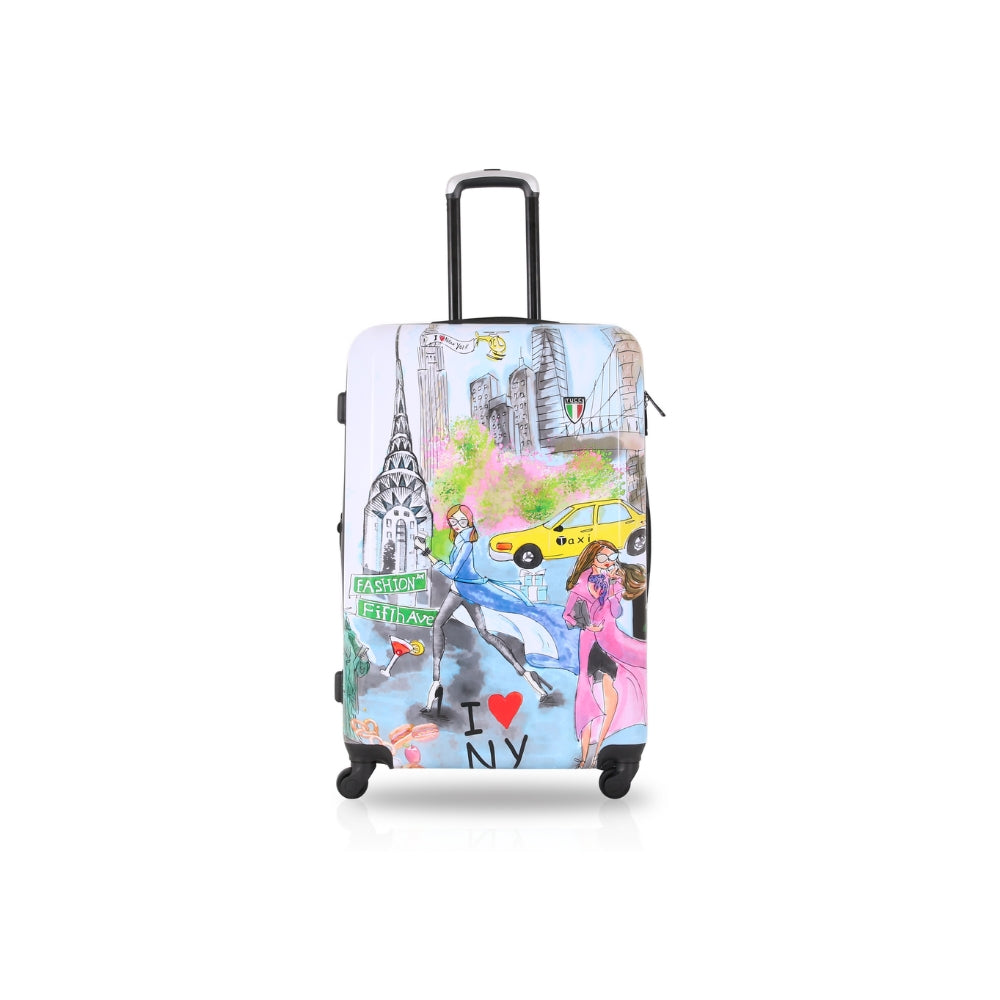 TUCCI Italy NEW YORK LOVE (20", 24", 28") Travel Luggage Suitcase Set