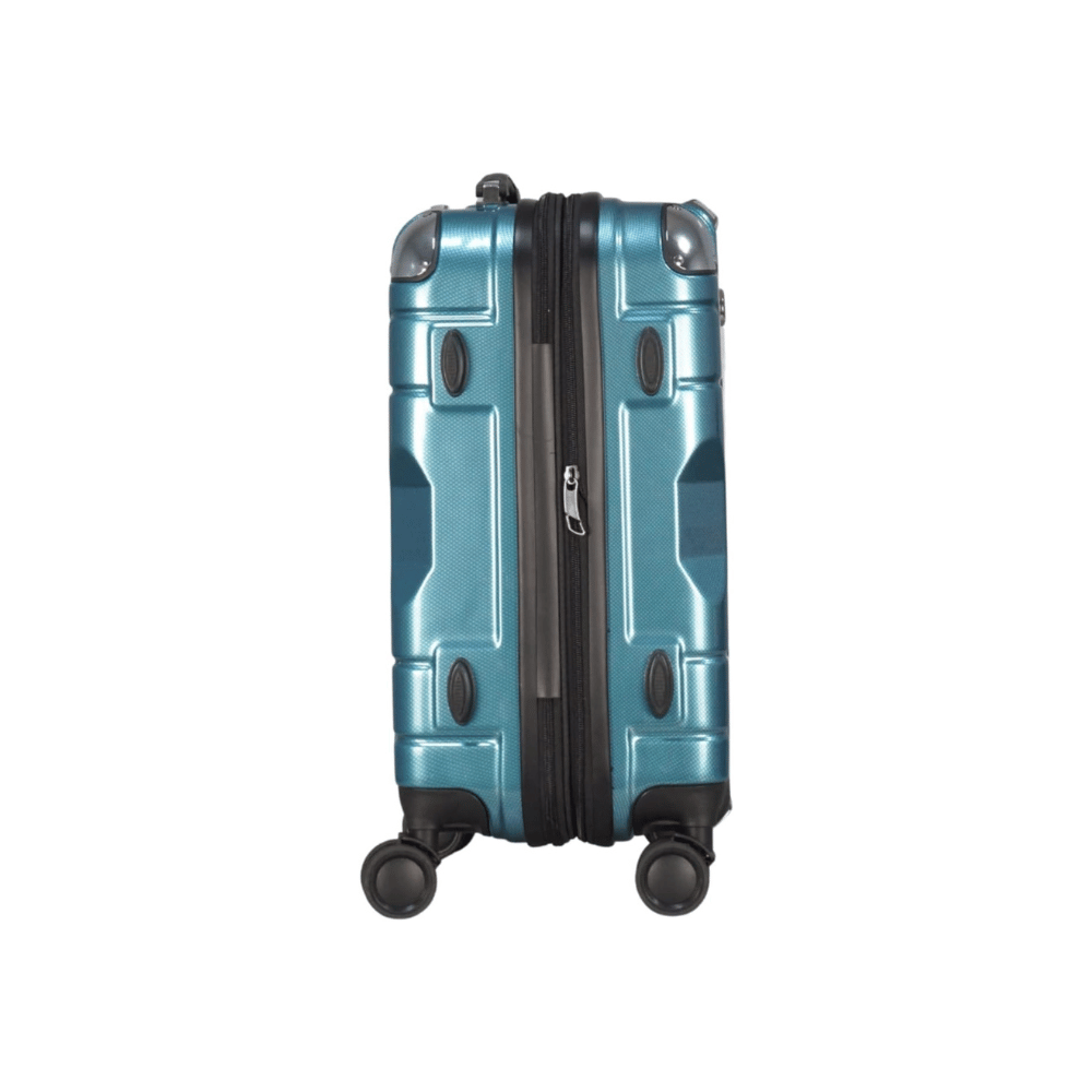 Travel Life 3Pcs Hardtop Luggage Set Blue