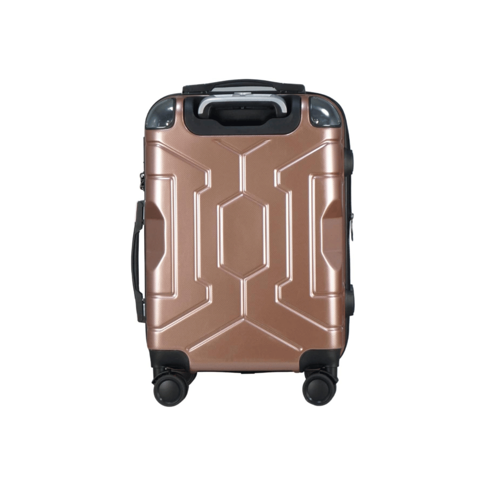 Travel Life Hardtop in PC Spinner Expendable Rose Gold