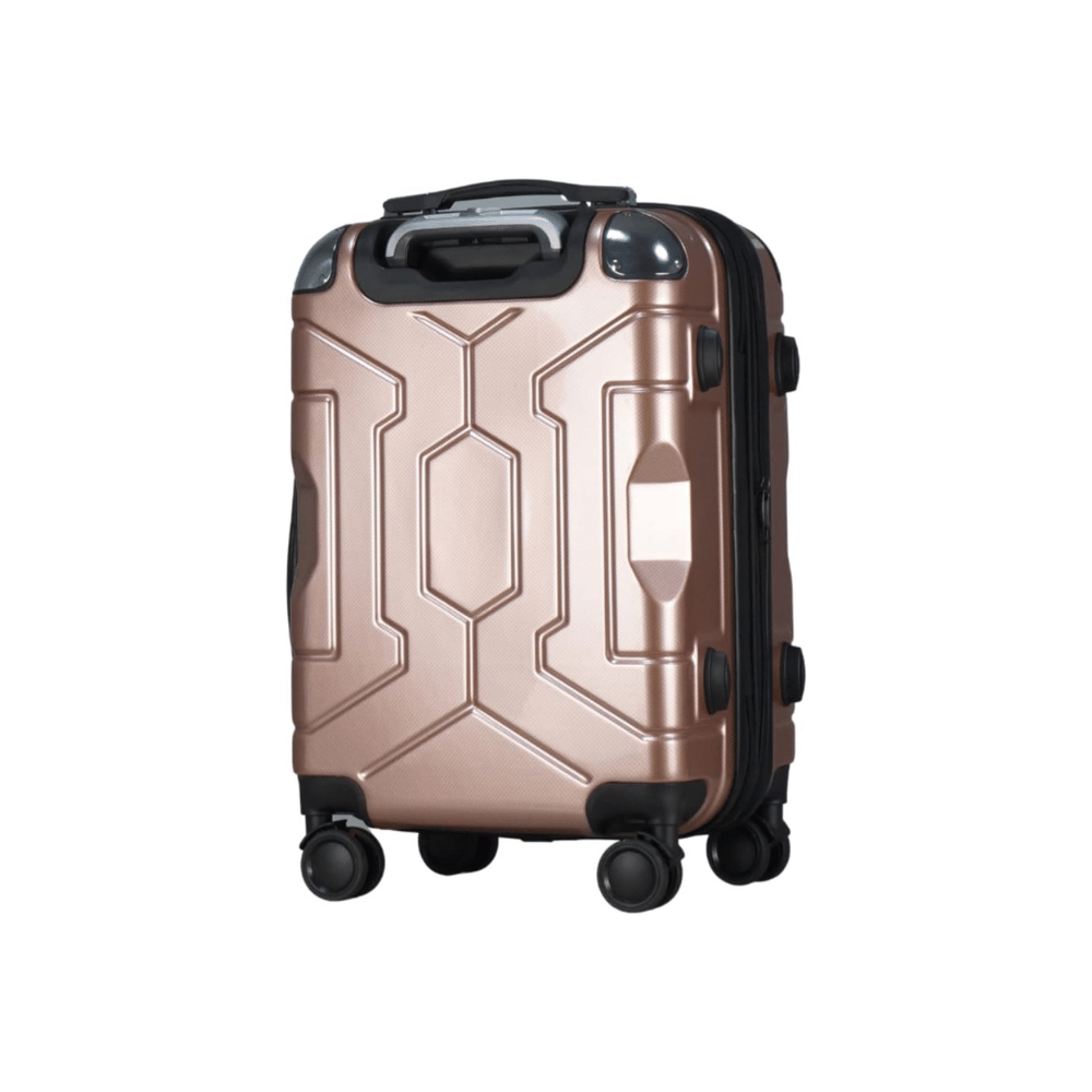 Travel Life Hardtop in PC Spinner Expendable Rose Gold