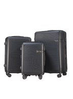 Travel Life 3Pcs Hardtop Set in ABS - Black image
