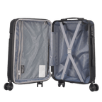Travel Life ABS Spinner Expendable Black (Single)