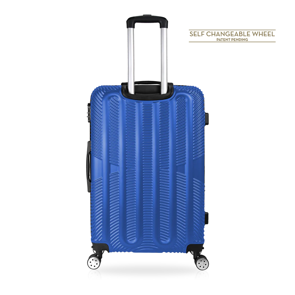 TUCCI Italy 3pcs Hard Shell Suitcase Set Blue image 2