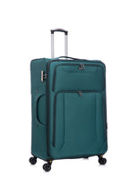 American Traveller 4 Piece Soft side Luggage Set Teal image 4