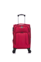 American Traveller 4 Piece Soft side Luggage Set Red image 3