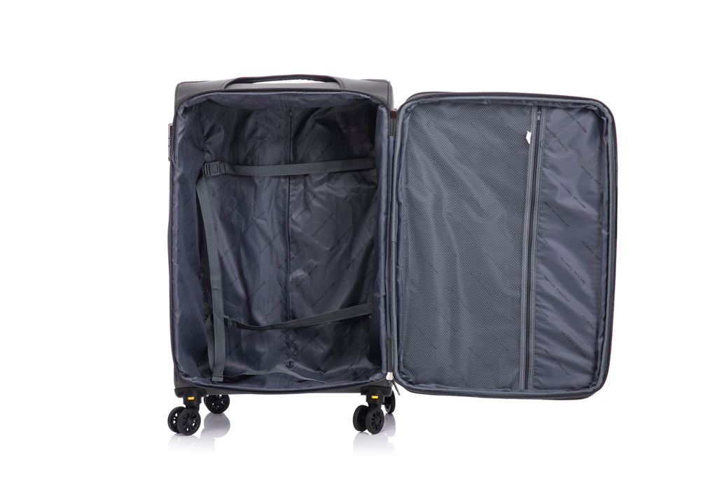 American Traveller 4 Piece Soft side Luggage Set BLK image 8