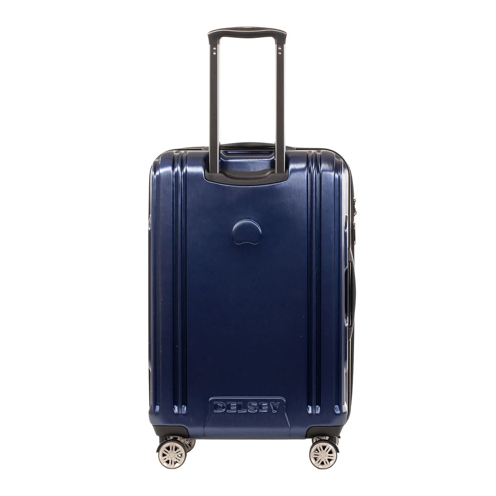 Delsey Chrometec Hardside Spinner Checked Luggage 24" Navy image 2