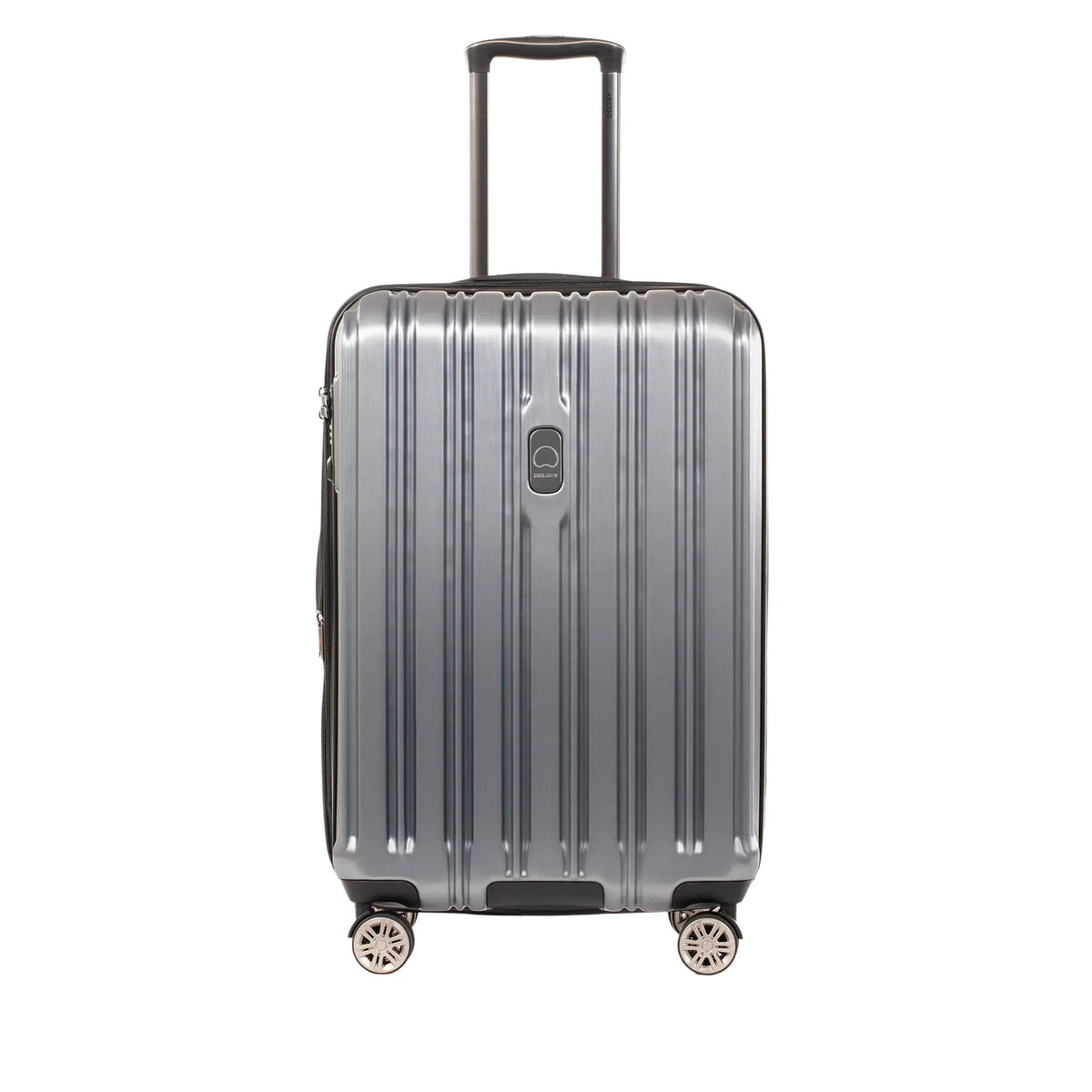 Delsey Chrometec Hardside Spinner Carry on Luggage Grey image 2