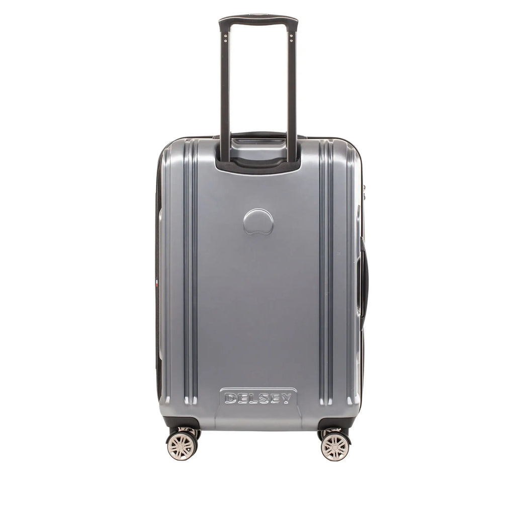 Delsey Chrometec Hardside Spinner Checked Luggage 24" Grey image 2