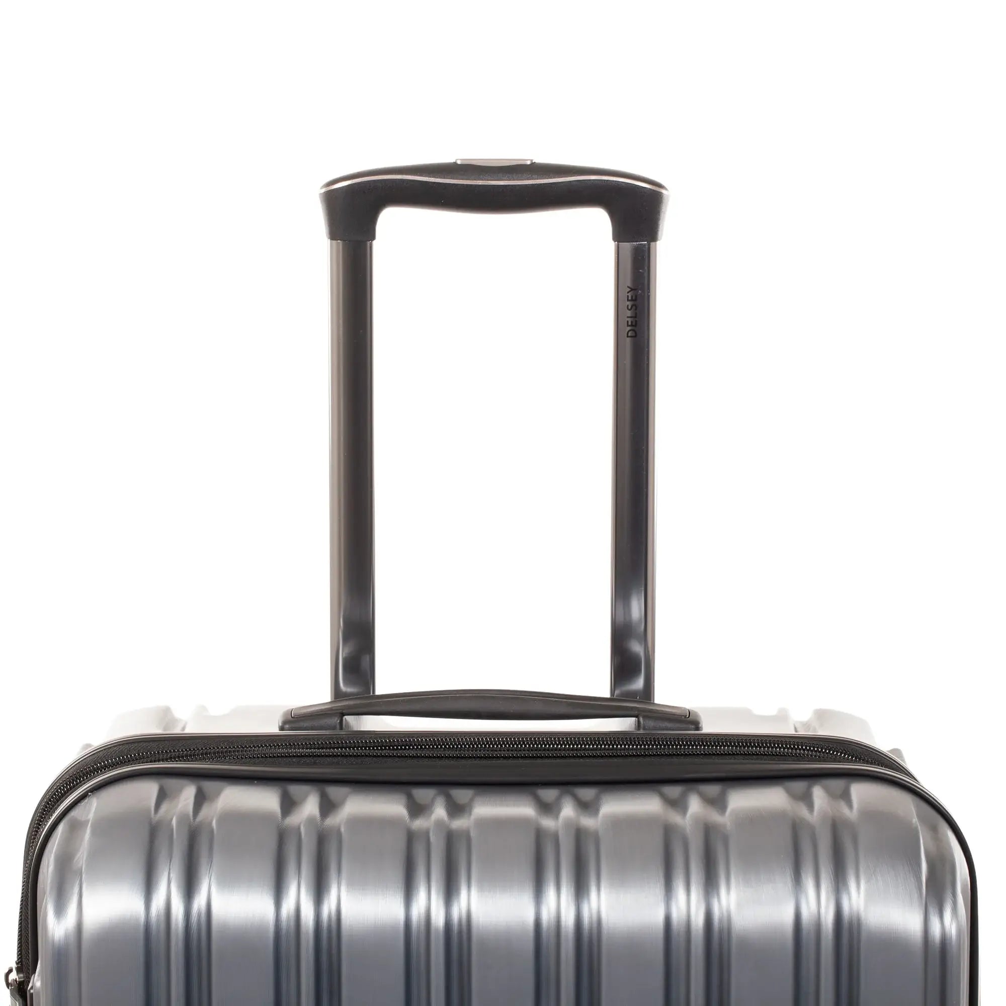 Delsey Chrometec Hardside Spinner Carry on Luggage Grey image 4