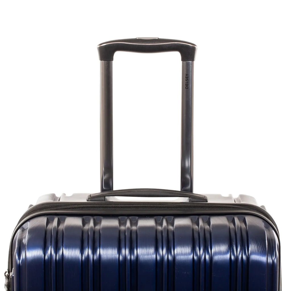 Delsey Chrometec Hardside Spinner Carry on Luggage Navy image 7