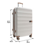 Jetstream Hardside Luggage Set 2Pcs White image 8