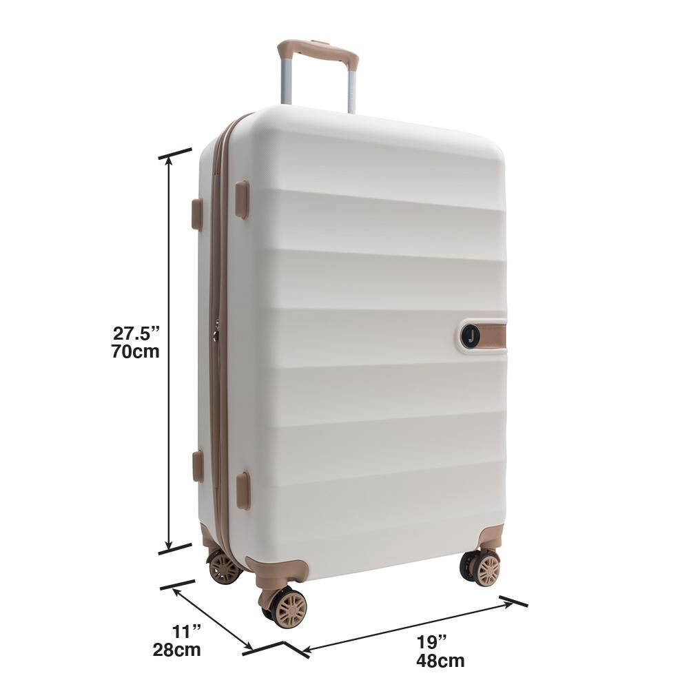 Jetstream Hardside Luggage Set 2Pcs White image 8