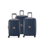 Delsey St. Maxime 3-piece Spinner Luggage Set With Anti Theft Zippers - Blue, 3 Piece Set image