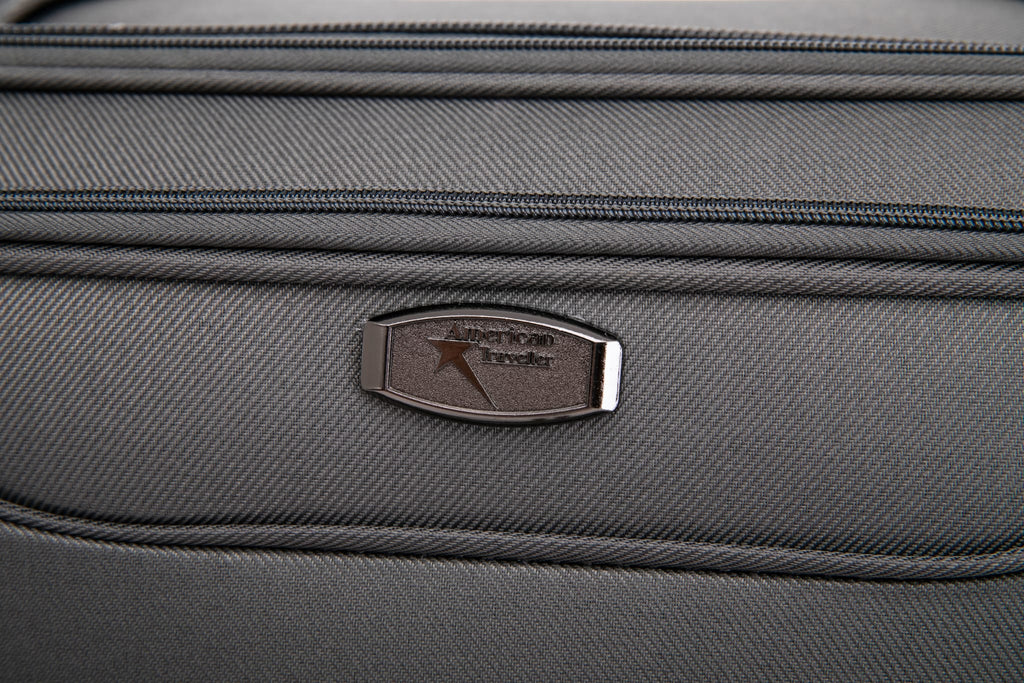 American Traveller Soft side Luggage Grey image 7