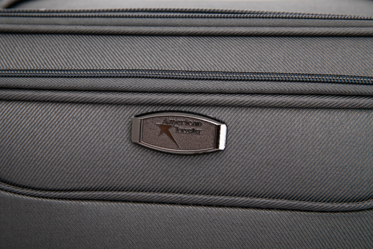 American Traveller Soft side Luggage Grey image 7