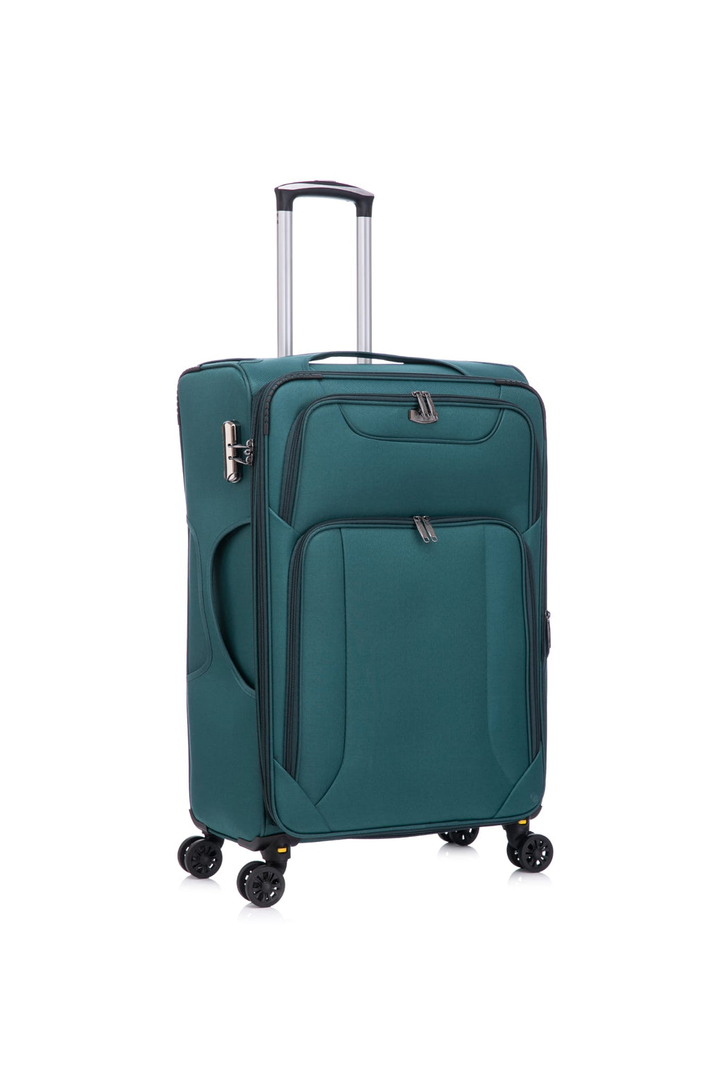 American Traveller 4 Piece Soft side Luggage Set Teal image 3