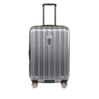 Delsey Chrometec Hardside Spinner Checked Luggage 24" Grey image 1