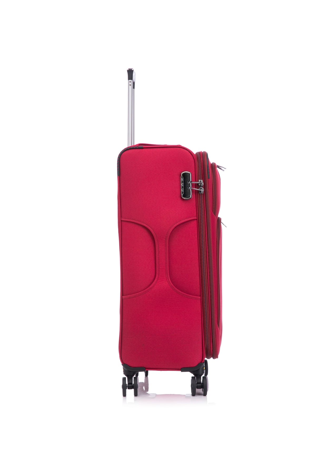 American Traveller 4 Piece Soft side Luggage Set Red image 6