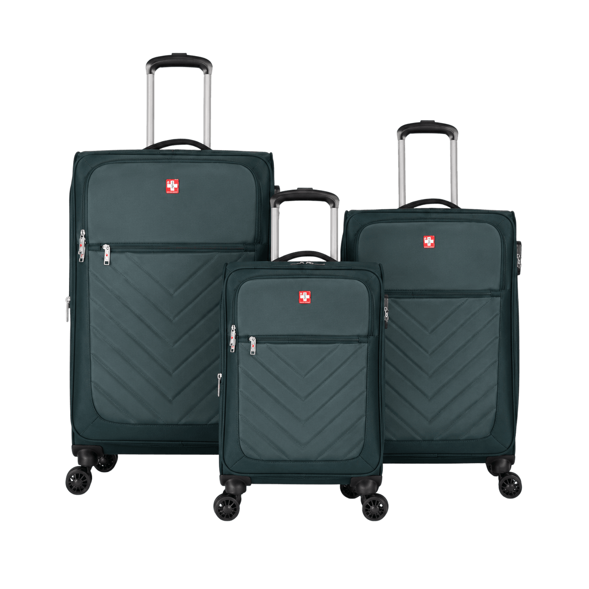 Swiss Traveller Spinner Luggage Suitcase Mint Green
