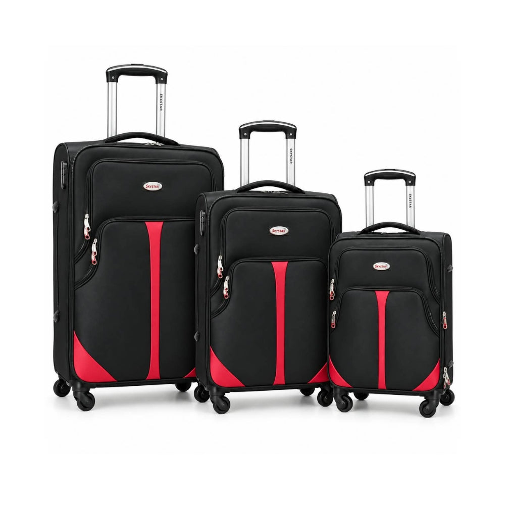 Sky Star Soft Side Fabric Luggage Set of 3