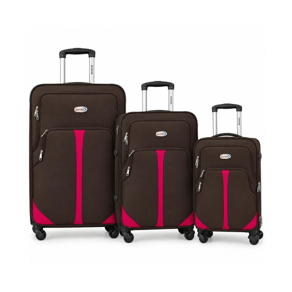 Sky Star Soft Side Fabric Luggage Set of 3