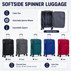 American Traveller 4 Piece Soft side Luggage Set of 4 - 20" + 28" + 30" + 32"