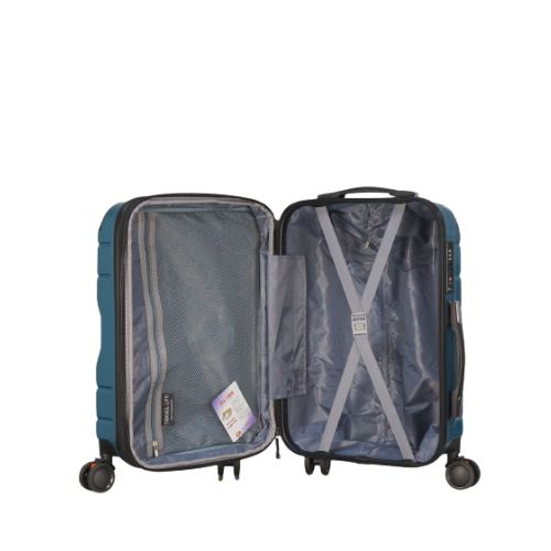 Travel Life Hardtop in PC Spinner Expendable Gray