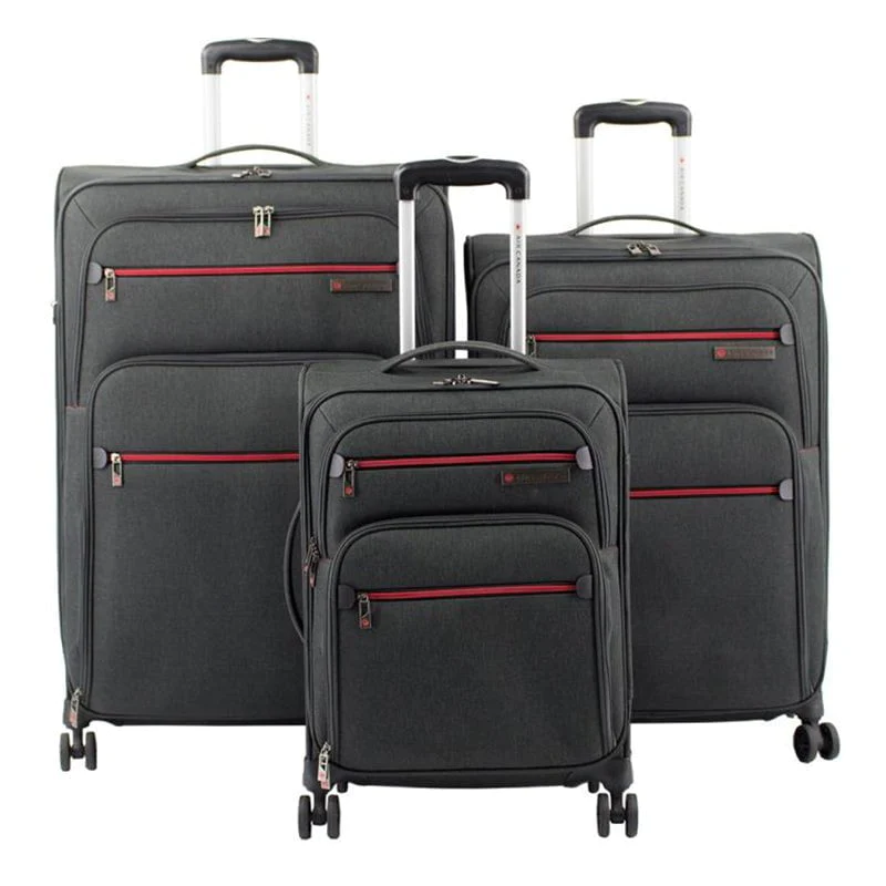 Air Canada 3 piece Expandable Spinner Luggage Set