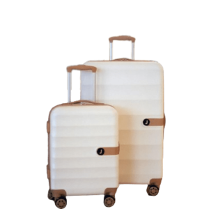 Jetstream Hardside Luggage Set 2Pcs White