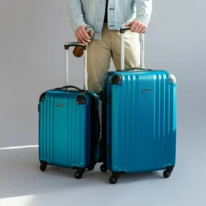 Jetstream Hardside Luggage Set 2Pcs TEAL