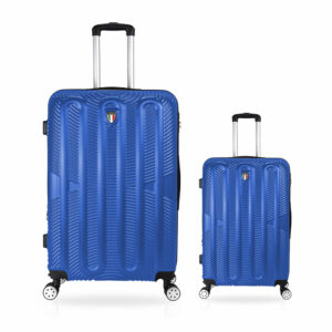 Tucci Italian 2pcs Hard side Luggage Set 30" checked + 20"Carry on