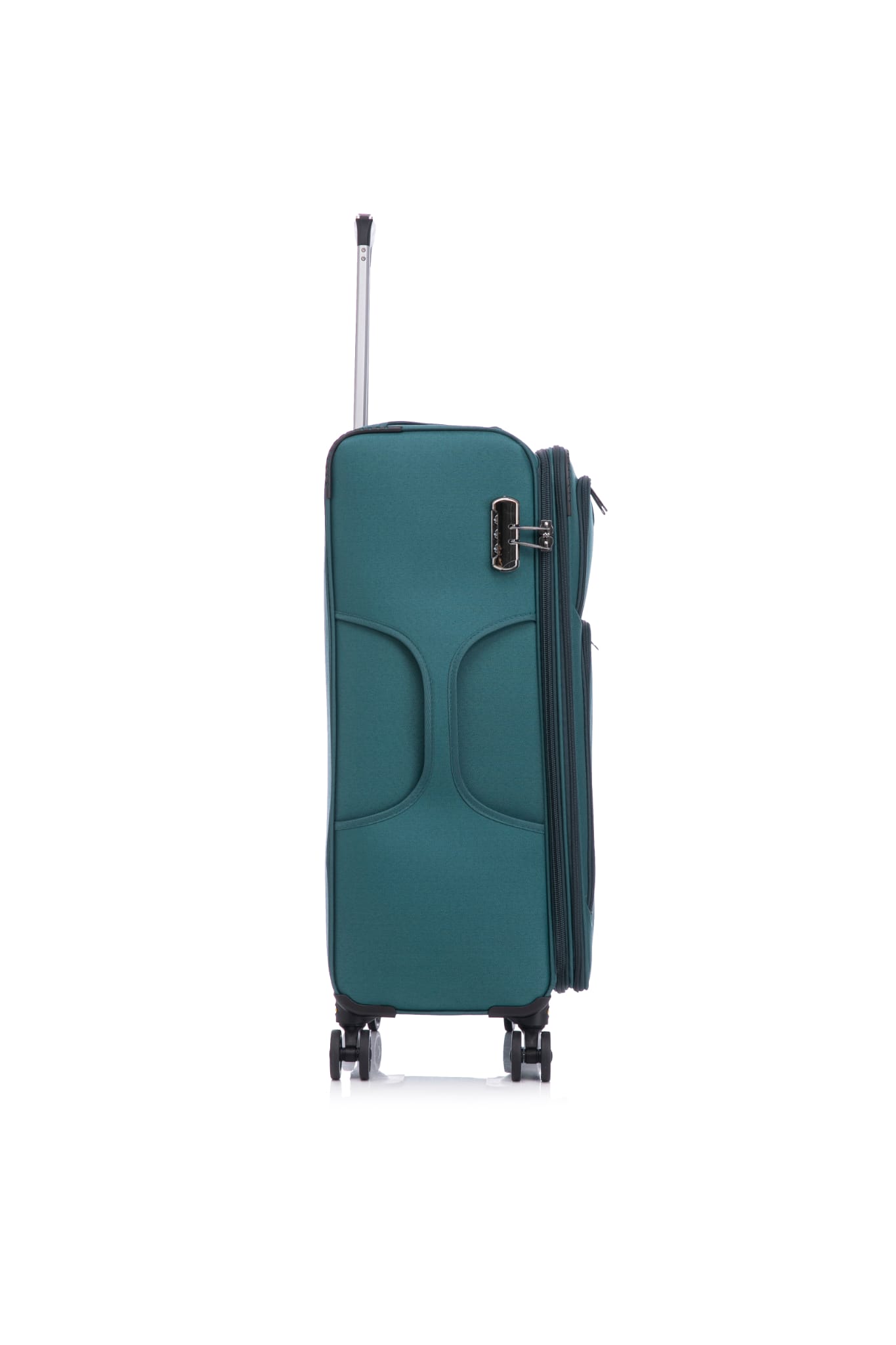 American Traveller 4 Piece Soft side Luggage Set Teal - Image 6